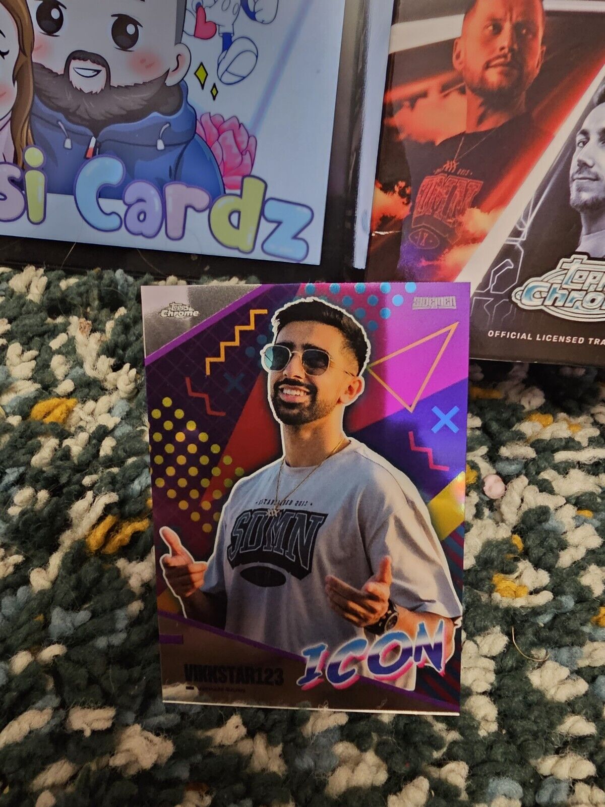 Sidemen Topps Chrome 2023 - Vikkstar123 ICON - #IC6 - Pack Fresh