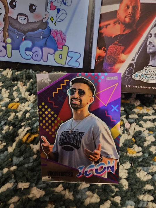 Sidemen Topps Chrome 2023 - Vikkstar123 ICON - #IC6 - Pack Fresh