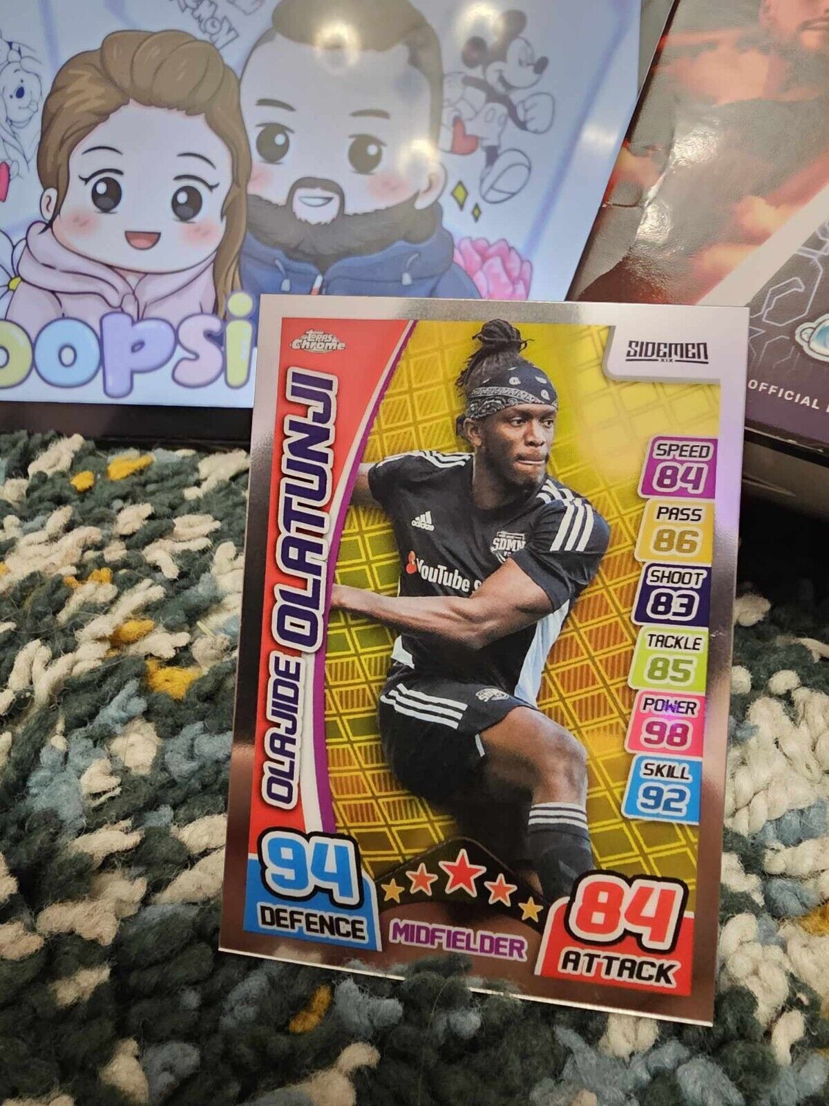 Topps Sidemen Chrome 2023 - Match Attax - KSI [JJ] "Olajide Olatunji" 